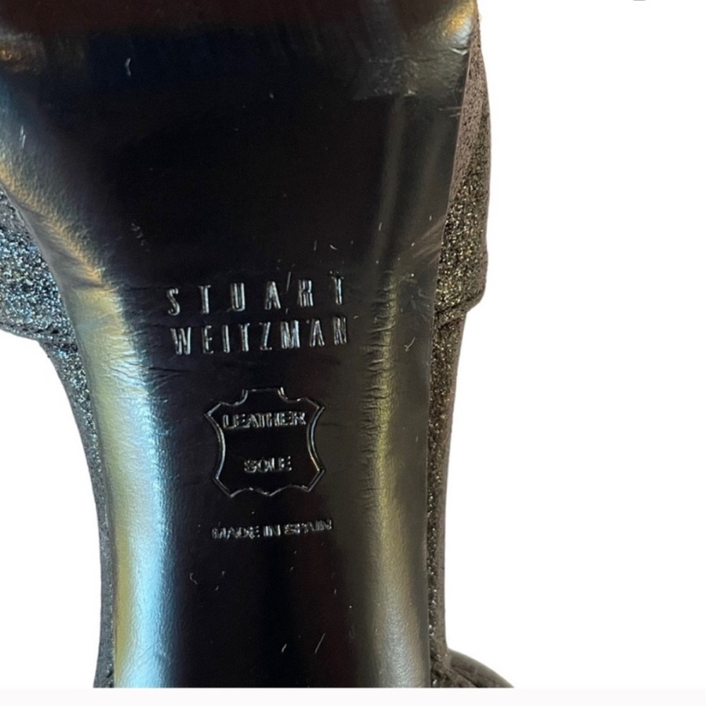 Stuart Weitzman Singleton Glitter Pump In Multi S… - image 6